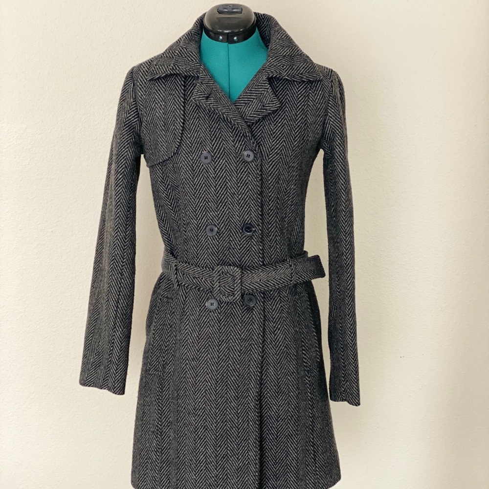 Pull & Bear Belted Coat
